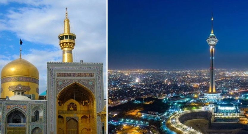 ترکیبی از برج میلاد تهران و حرم امام رضا (ع)